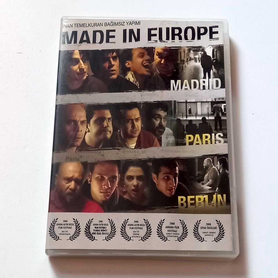 MADE IN EUROPE - TEOMAN KUMBARACIBAŞI, RUHİ SARI, AHMET MÜMTAZ TAYLAN, YÖN.: İNAN TEMELKURAN - DVD 2.EL
