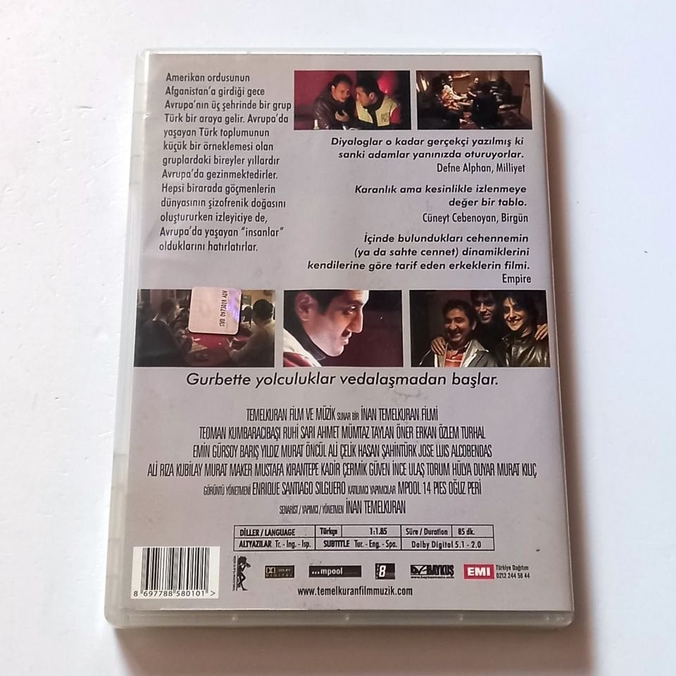 MADE IN EUROPE - TEOMAN KUMBARACIBAŞI, RUHİ SARI, AHMET MÜMTAZ TAYLAN, YÖN.: İNAN TEMELKURAN - DVD 2.EL