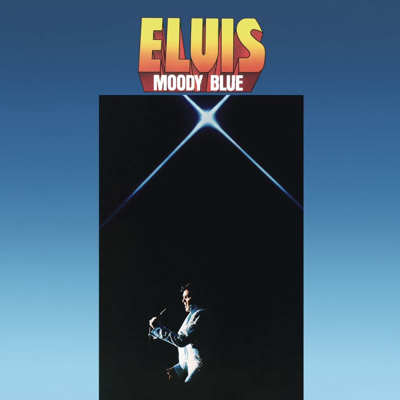 ELVIS PRESLEY - MOODY BLUE (1977) - LP 2017 40TH ANNIVERSARY CLEAR BLUE EDITION SIFIR PLAK