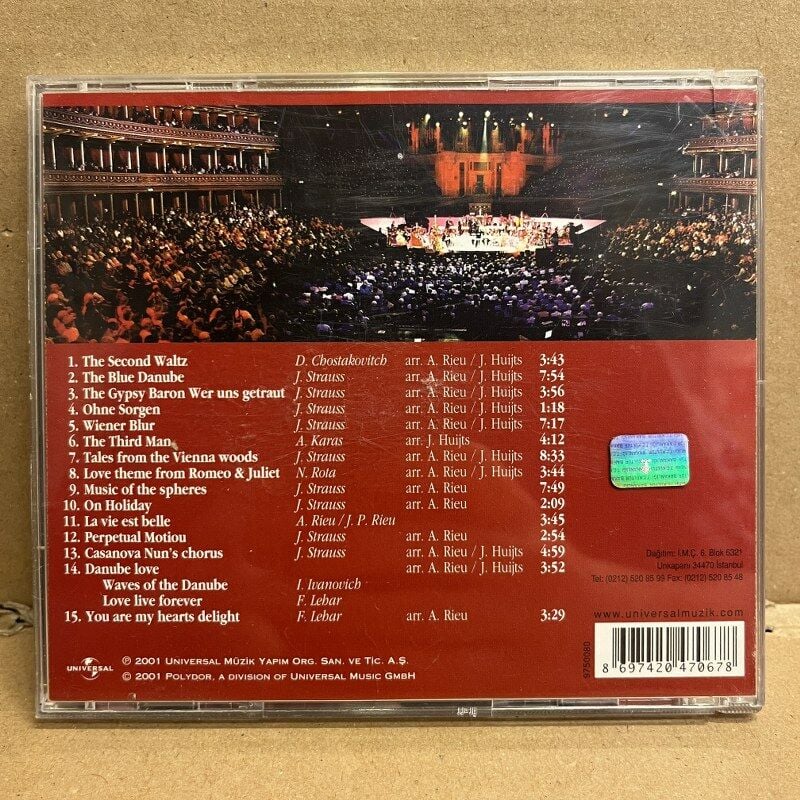 ANDRE RIEU - VALS'İN KRALI (2001) - CD 2.EL
