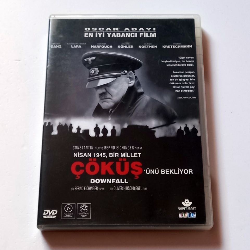 ÇÖKÜŞ - DOWNFALL - BRUNO GANZ, ALEXANDRA MARIA LARA, YÖN.: OLIVER HIRSCHBIEGEL - DVD 2.EL