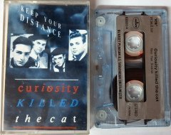 CURIOSITY KILLED THE CAT - KEEP YOUR DISTANCE (1987) PLAKSAN CASSETTE MADE IN TURKEY ''USED''