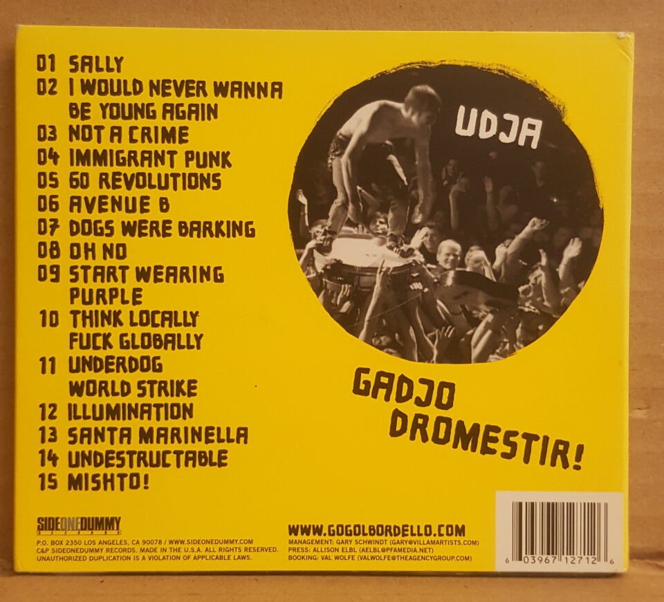 GOGOL BORDELLO - GYPSY PUNKS (UNDERDOG WORLD STRIKE) (2005) - CD DIGIPACK 2.EL 2.EL