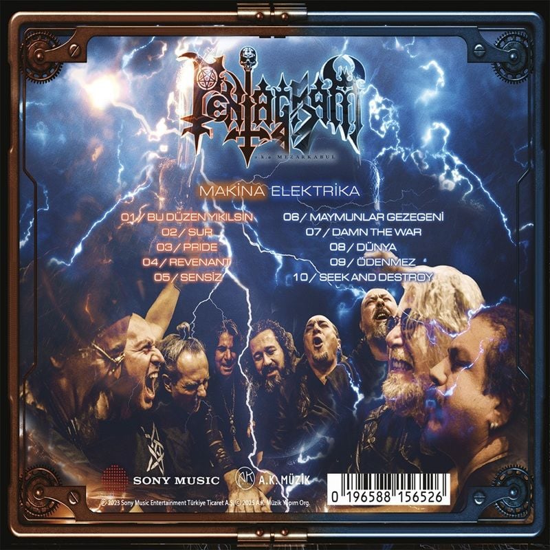 PENTAGRAM - MAKİNA ELEKTRİKA (2022) - CD 2025 BASIM JEWEL CASE AMBALAJINDA SIFIR
