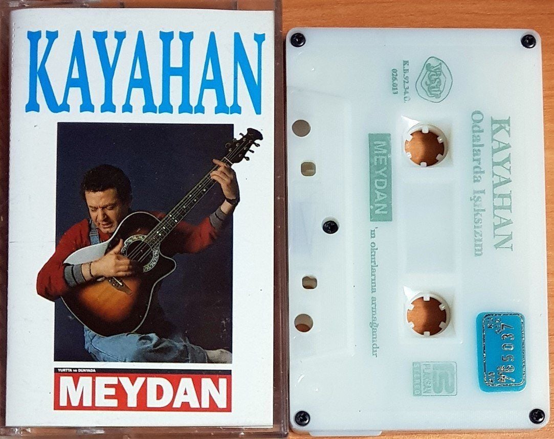 KAYAHAN - ODALARDA IŞIKSIZIM / MEYDAN PROMO (1992) - KASET 2.EL