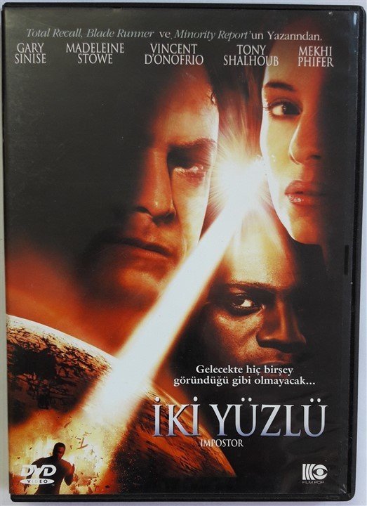 İKİ YÜZLÜ - IMPOSTOR - GARY SINISE - MADELEINE STOWE - VINCENT D'ONOFRIO - DVD 2.EL (PHILIP K. DICK)
