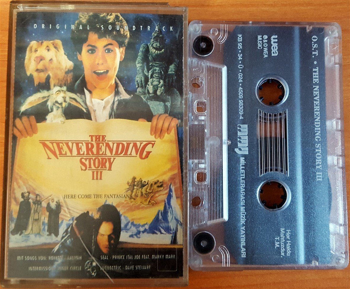 THE NEVERENDING STORY III SOUNDTRACK / ROXETTE, AALIYAH, SEAL, INNER CIRCLE, DAVE STEWART (1995) MMY KASET 2.EL