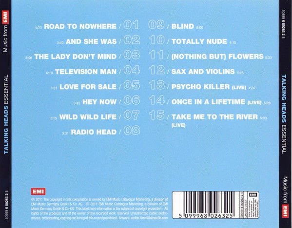 TALKING HEADS - ESSENTIAL / BEST OF (2011) - CD AMBALAJINDA SIFIR