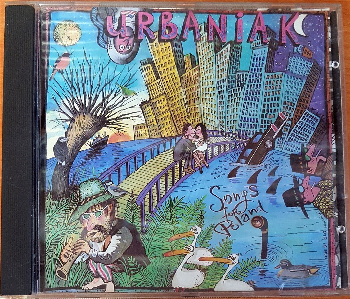 MICHAL URBANIAK - SONGS FOR POLAND (1989) 1991 POLSKIE NAGRANIA REISSUE ARISTA RECORDS / MADE IN HUNGARY CD 2.EL