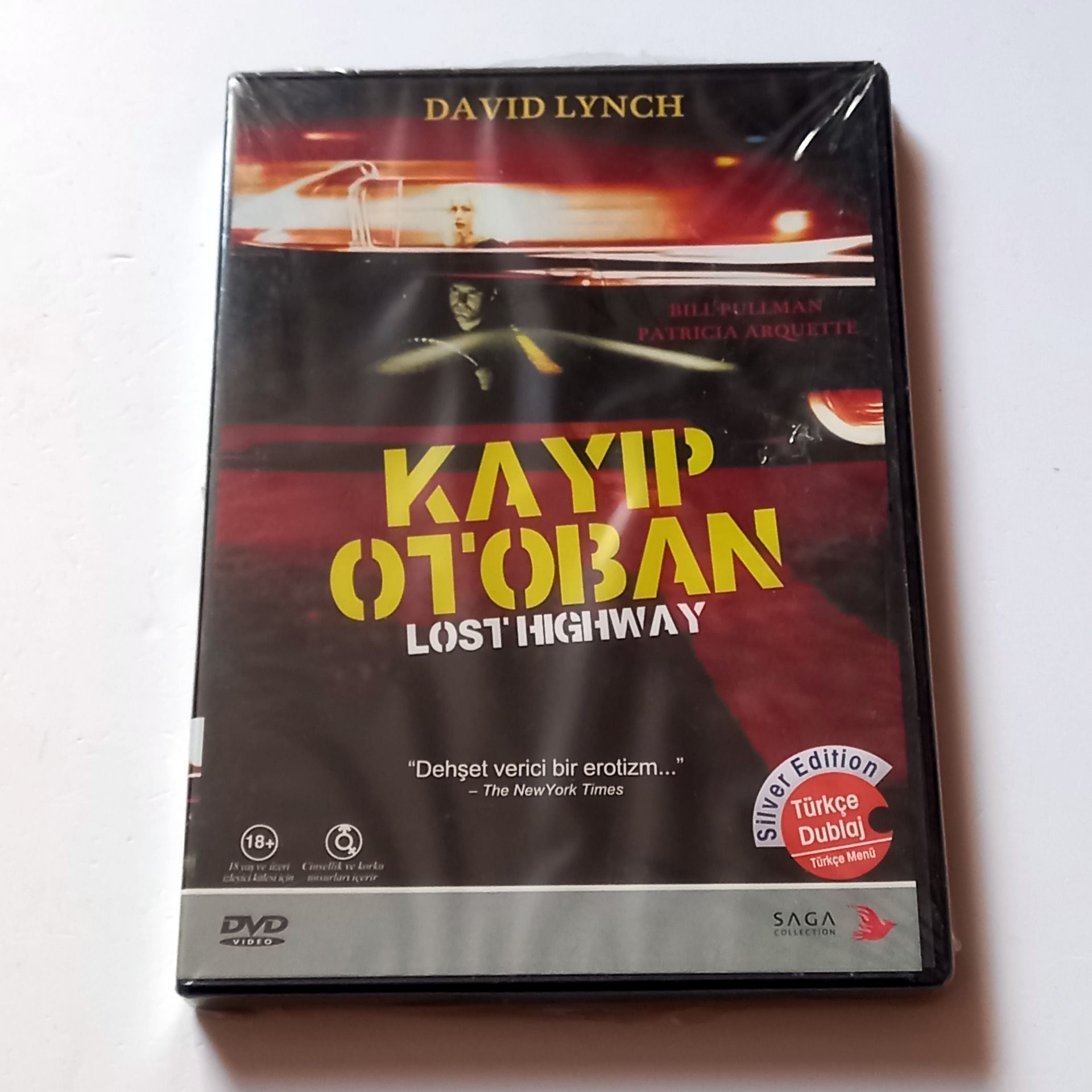 KAYIP OTOBAN - LOST HIGHWAY - BILL PULLMAN, PATRICIA ARQUETTE, YÖN.: DAVID LYNCH  - DVD AMBALAJINDA SIFIR