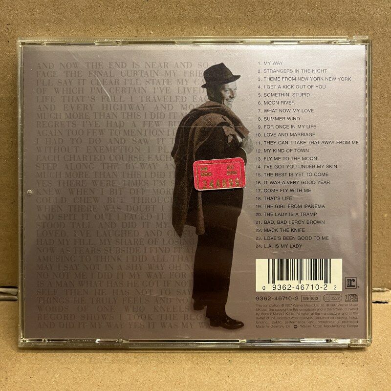 FRANK SINATRA – MY WAY / THE BEST OF FRANK SINATRA (1997) - CD 2.EL