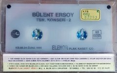 BÜLENT ERSOY - TÜRK SANAT MÜZİĞİ KONSERİ-2 / ELENOR KASET SIFIR