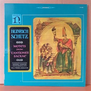 HEINRICH SCHÜTZ: MOTETS FROM ''CANTIONES SACRAE'' / WILLI TRADER - LP 2.EL PLAK