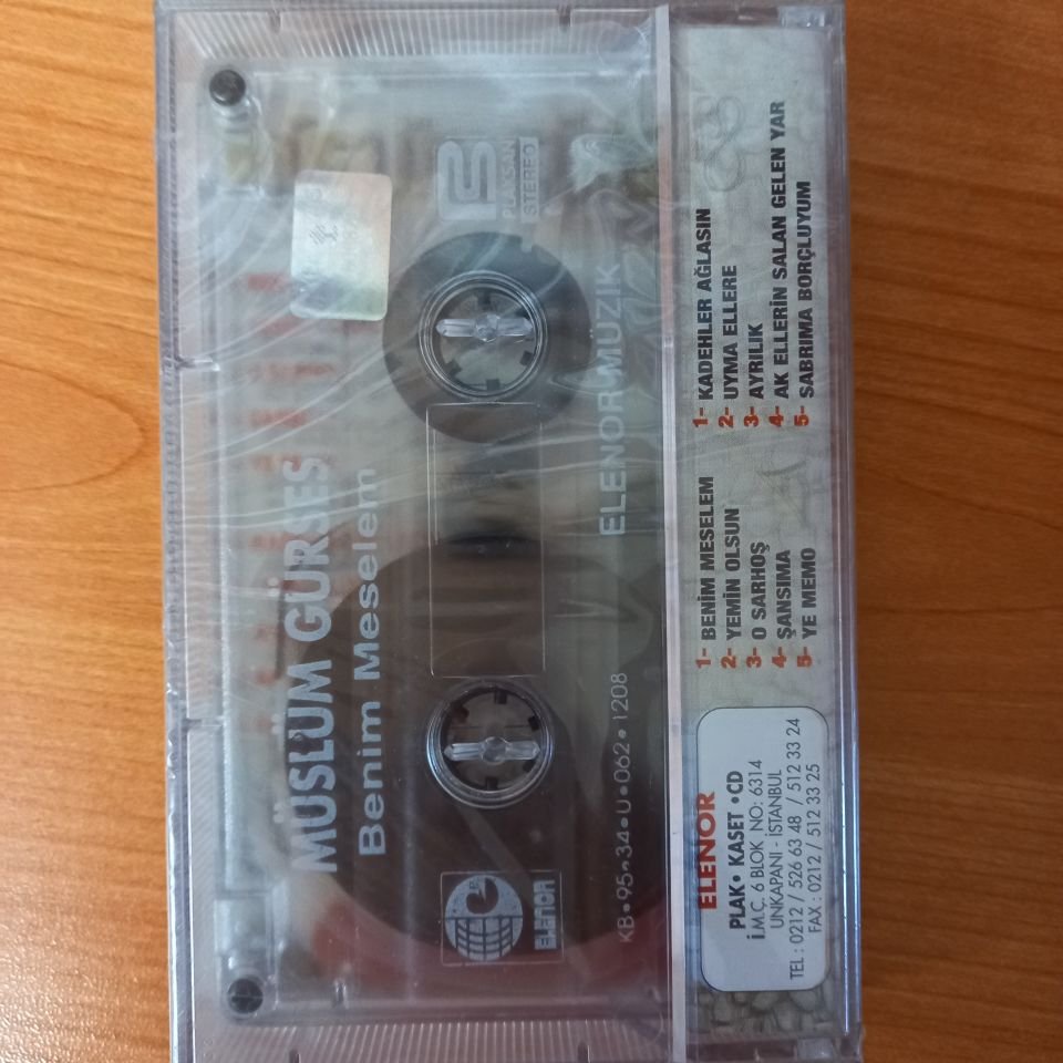 MÜSLÜM GÜRSES - BENİM MESELEM (1995) - KASET SIFIR