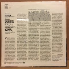 ELGAR ENIGMA VARIATIONS ANDRE PREVIN LSO SIFIR PLAK