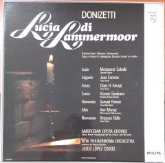 DONIZETTI: LUCIA DI LAMMERMOOR, CABALLE, CARRERAS, NEW PHILHARMONIA ORCHESTRA, JESÚS LÓPEZ COBOS - 3PLAK 2.EL BOXSET