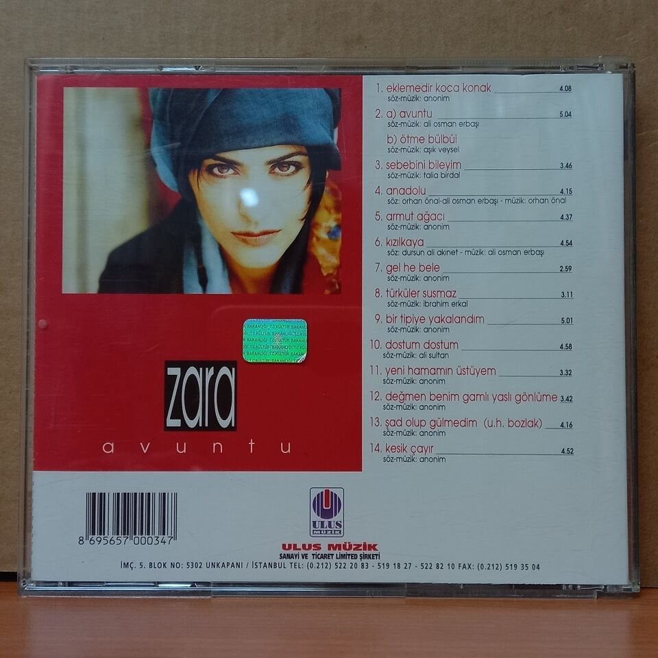 ZARA - AVUNTU (1999) - CD 2.EL