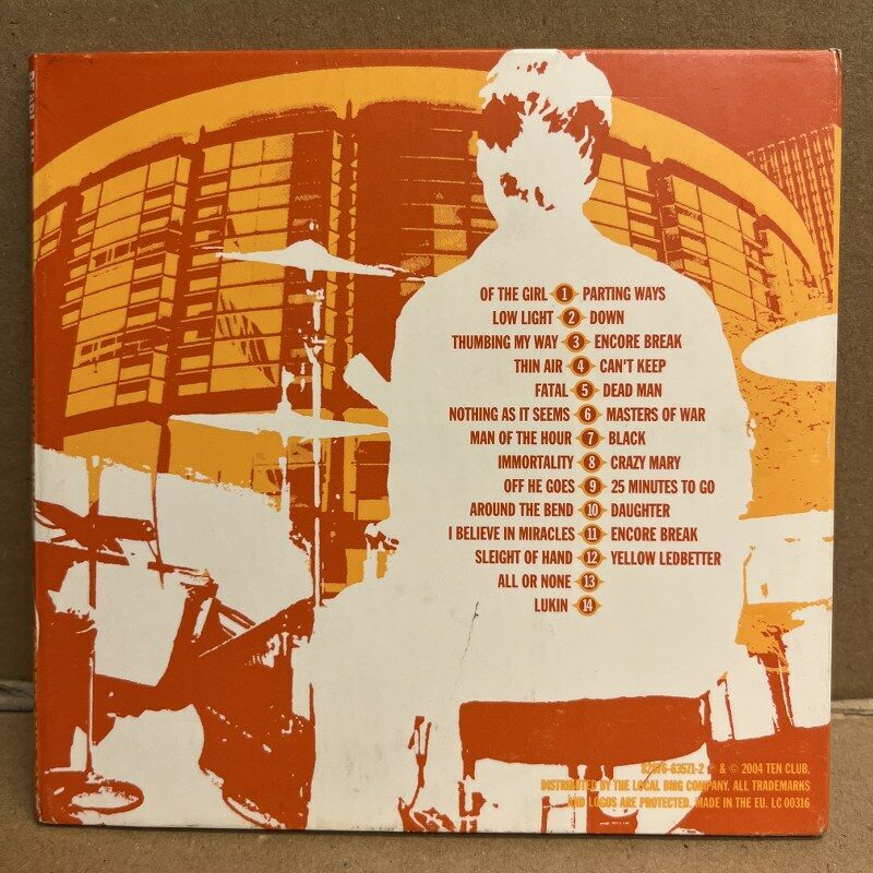 PEARL JAM – BENAROYA HALL OCTOBER 22ND 2003 (2004) - DIGIPAK CD 2.EL