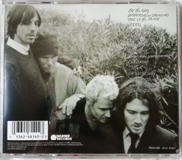 RED HOT CHILI PEPPERS - BY THE WAY (2002) CD AMBALAJINDA SIFIR