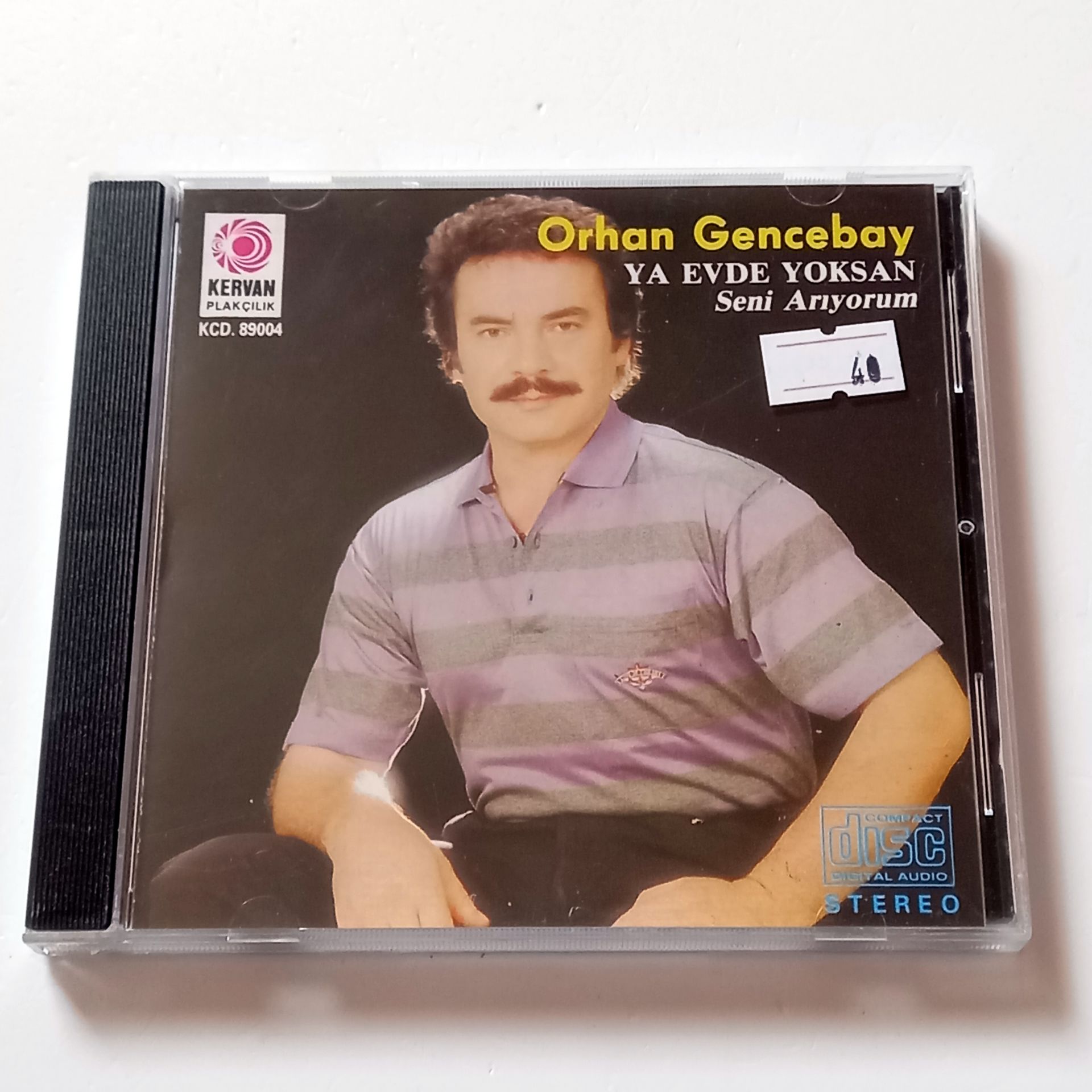 ORHAN GENCEBAY - YA EVDE YOKSAN / SENİ ARIYORUM - CD KERVAN PLAKÇILIK 2.EL