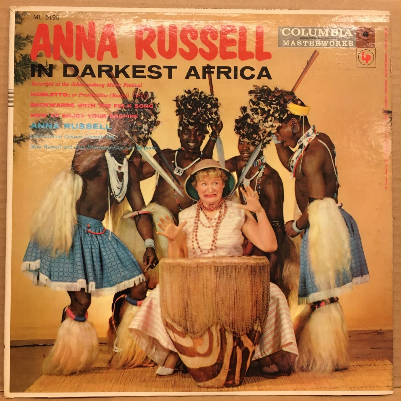 ANNA RUSSELL - IN DARKNEST AFRICA 1957 COMEDY 2.EL PLAK