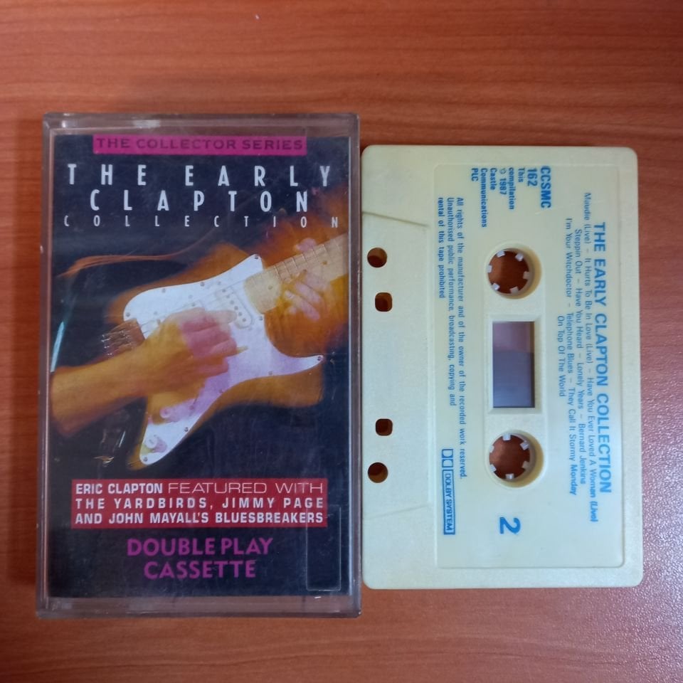 ERIC CLAPTON - THE EARLY CLAPTON CASSETTE / DOUBLE PLAY CASSETTE (1987) - KASET 2.EL