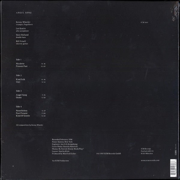 KENNY WHEELER - ANGEL SONG (1997) - 2LP ECM RECORDS LUMINESSENCE SERIES 2024 EDITION SIFIR PLAK
