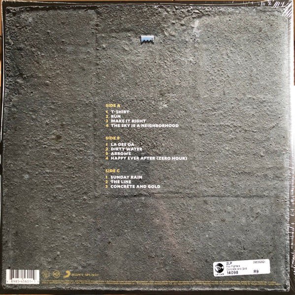 FOO FIGHTERS - CONCRETE AND GOLD (2017) - LP 2023 REISSUE SIFIR PLAK