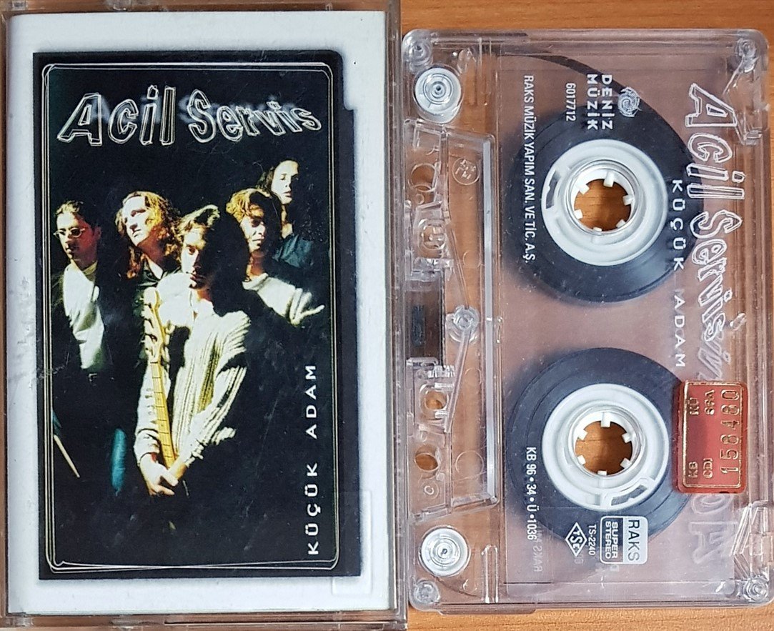ACİL SERVİS - KÜÇÜK ADAM (1996) DENİZ MÜZİK / RAKS MÜZİK KASET 2.EL