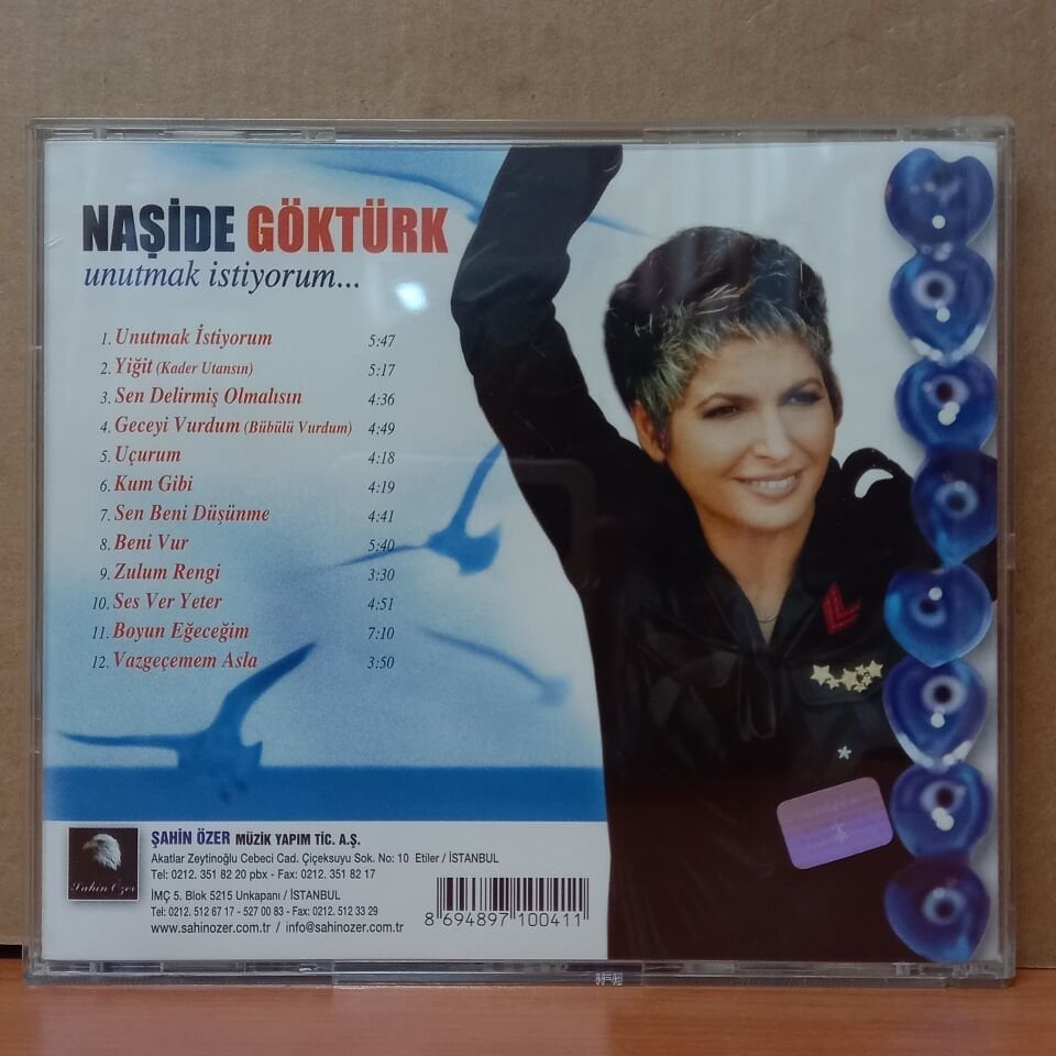 NAŞİDE GÖKTÜRK - UNUTMAK İSTİYORUM (2003) - CD 2.EL