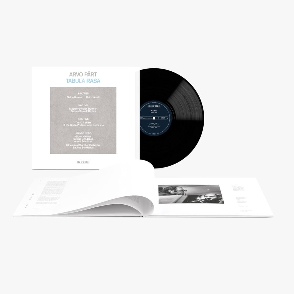 ARVO PART - TABULA RASA , FRATRES , CANTUS ... / GIDON KREMER KEITH JARRETT (1984) - LP ECM RECORDS ECM NEW SERIES 2024 EDITION SIFIR PLAK