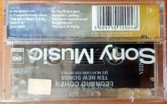 LEONARD COHEN - TEN NEW SONGS (2001) SONY CASSETTE MADE IN TURKEY ''NEW''