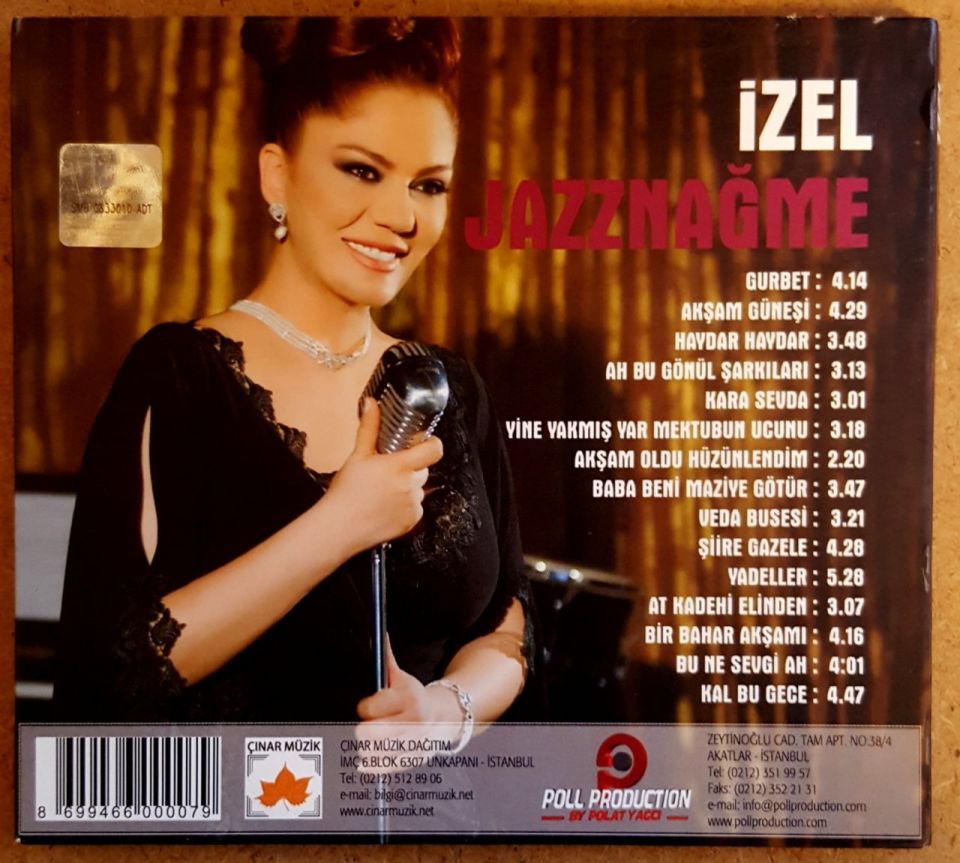 İZEL - JAZZNAĞME (2010) - CD 2.EL
