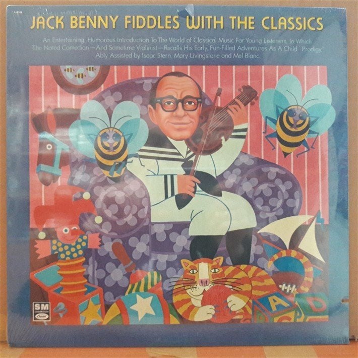 JACK BENNY FIDDLES WITH THE CLASSICS - DÖNEM BASKISI SIFIR LP PLAK SIFIR
