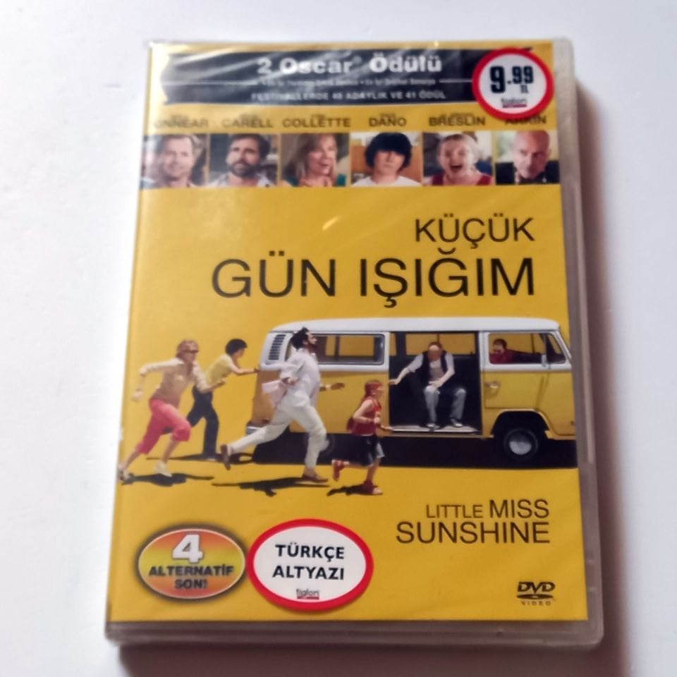 KÜÇÜK GÜN IŞIĞIM - LITTLE MISS SUNSHINE - GREGG KINNEAR, STEVE CARELL, TONI COLETTE - DVD AMBALAJINDA SIFIR