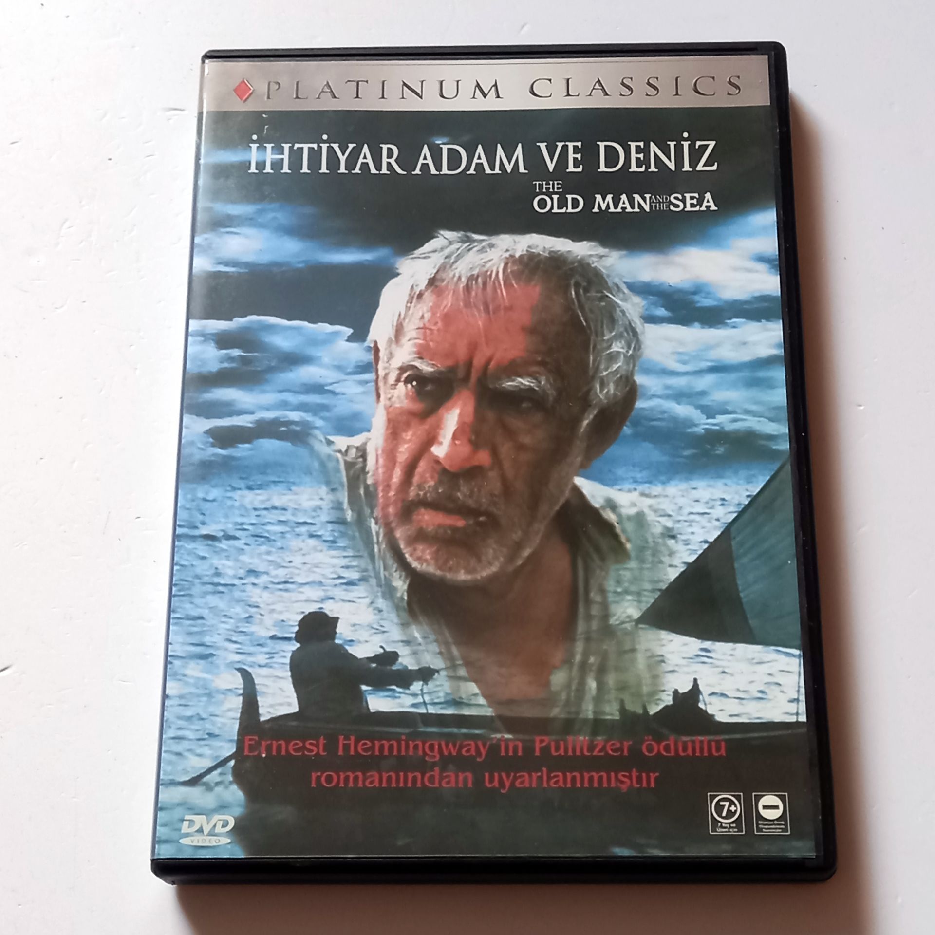 İHTİYAR ADAM VE DENİZ - THE OLD MAN AND THE SEA - ANTHONY QUINN, YÖN.: JUDD TAYLOR - DVD 2.EL