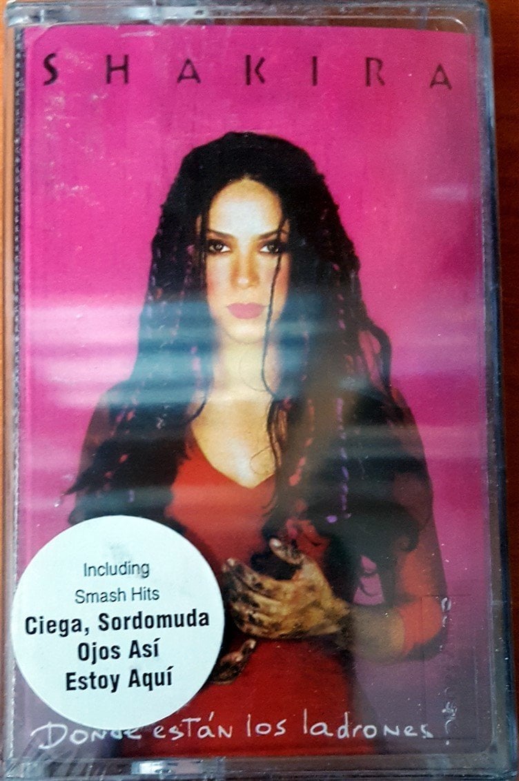 SHAKIRA - DONDE ESTAN  LOS LADRONES? CASSETTE MADE IN TURKEY ''NEW''