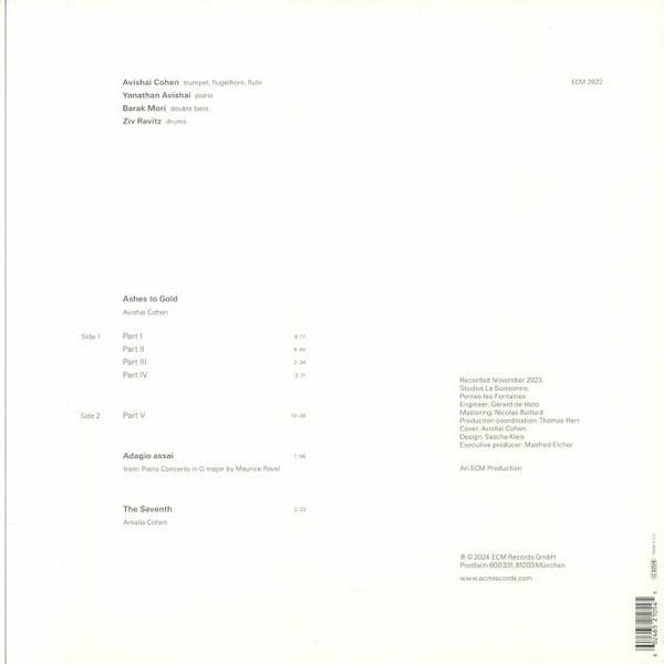 AVISHAI COHEN (TRUMPET PLAYER) - ASHES TO GOLD (2024) - LP ECM RECORDS SIFIR PLAK