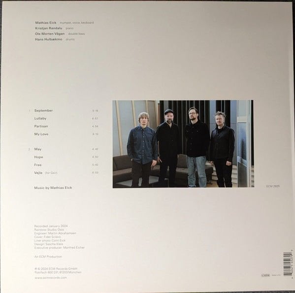MATHIAS EICK - LULLABY (2025) - LP ECM RECORDS SIFIR PLAK