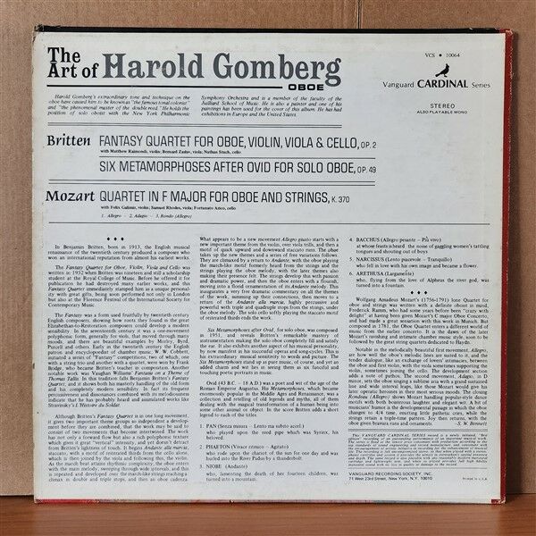 HAROLD GOMBERG – THE ART OF HAROLD GOMBERG (1969) - LP 2.EL PLAK
