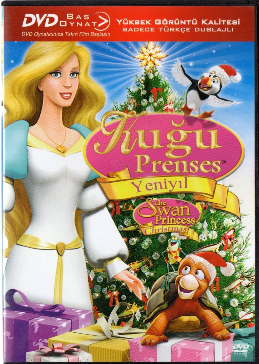 THE SWAN PRINCESS CHRISTMAS - KUĞU PRENSES YENİYIL - ANİMASYON - BAS OYNAT DVD 2.EL