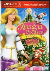 THE SWAN PRINCESS CHRISTMAS - KUĞU PRENSES YENİYIL - ANİMASYON - BAS OYNAT DVD 2.EL