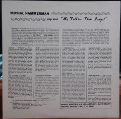 MICHAL HAMMERMAN - MY FOLKS... THEIR SONGS! - PLAK 2.EL
