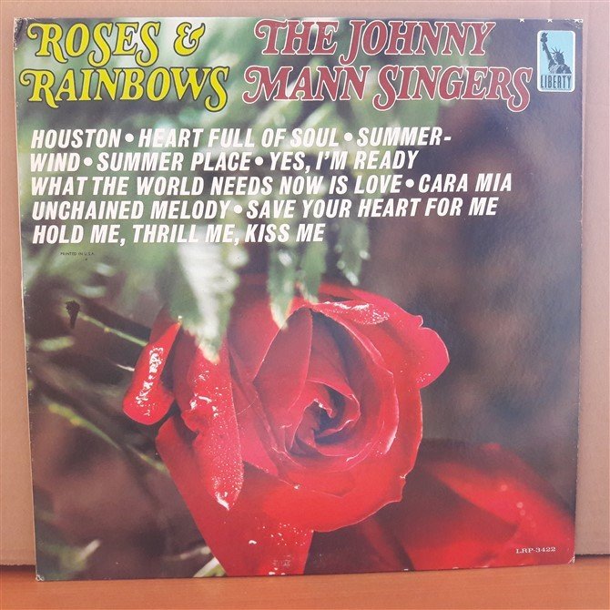 THE JOHNNY MANN SINGERS - ROSES & RAINBOWS - LP 2.EL PLAK