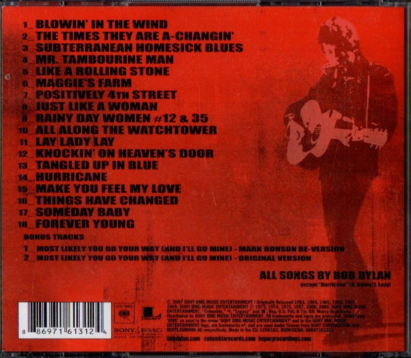 BOB DYLAN – DYLAN (2007) - 2CD COMPILATION 2.EL