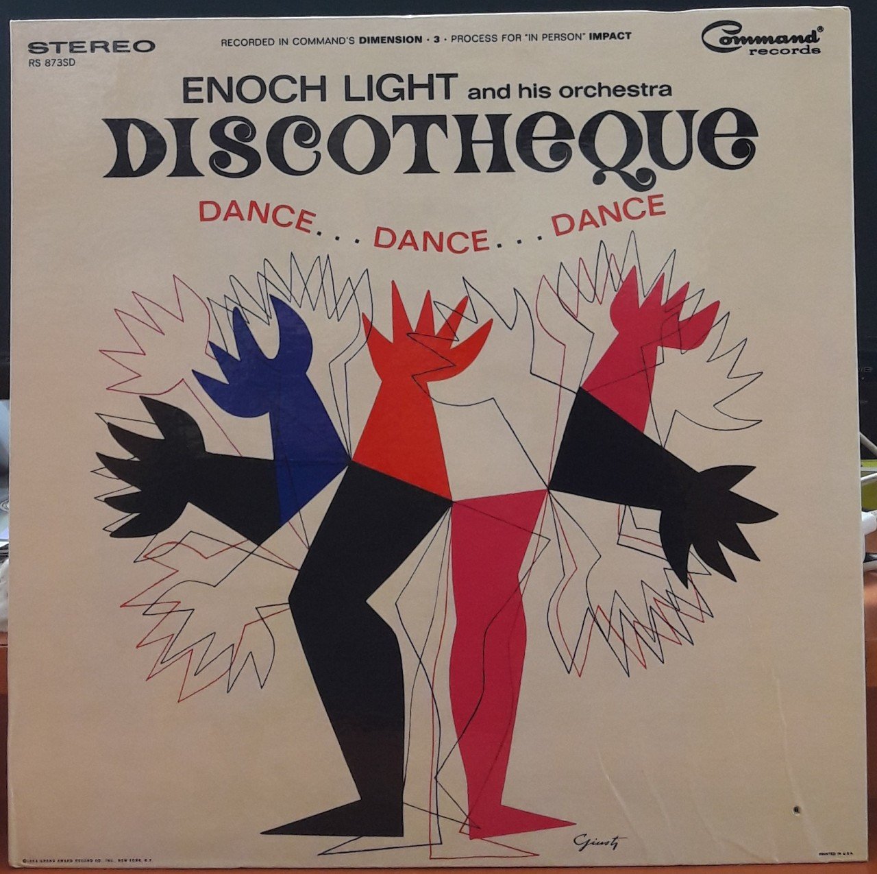 DISCOTHEQUE DANCE...DANCE...DANCE - ENOCH LIGHT - PLAK 2.EL