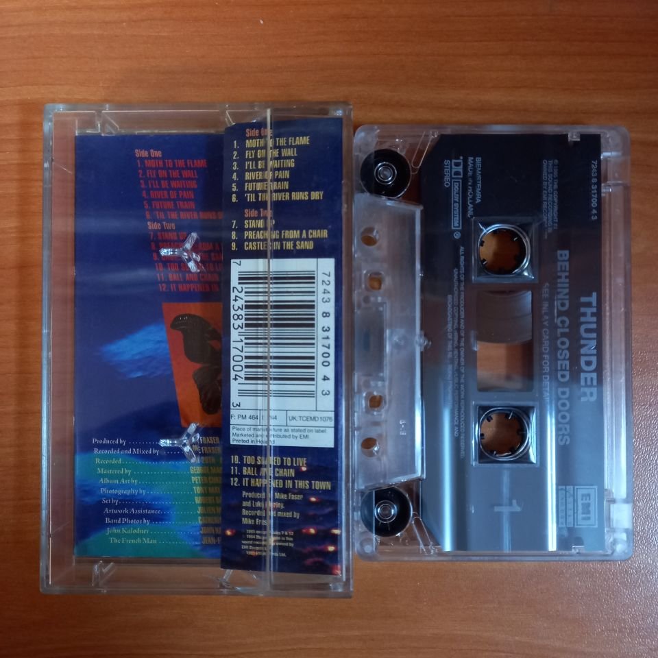 THUNDER - BEHIND CLOSED DOORS (1995) - KASET 2.EL