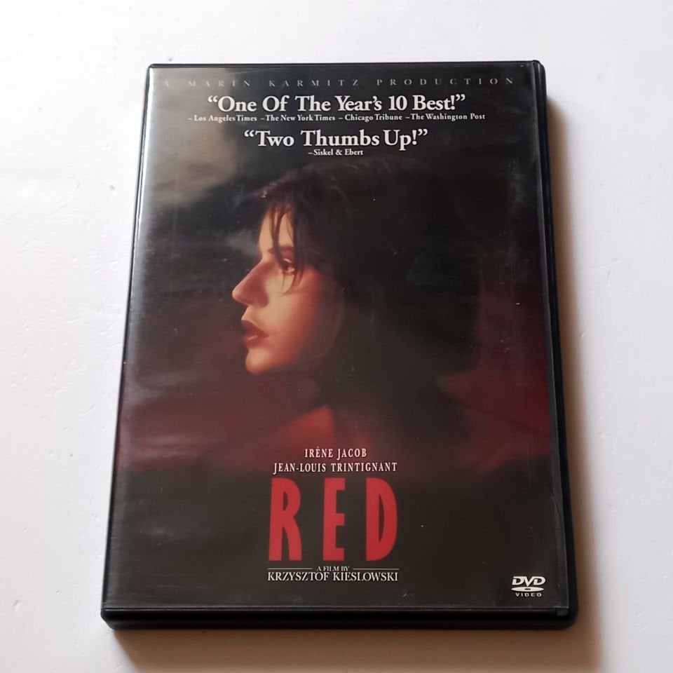 THREE COLORS: RED - IRÈNE JACOB, JEAN-LOUIS TRINTIGNANT - YÖN.: KRZYSZTOF KIESLOWSKI - DVD 1.BÖLGE TÜRKÇE ALTYAZI YOKTUR 2.EL