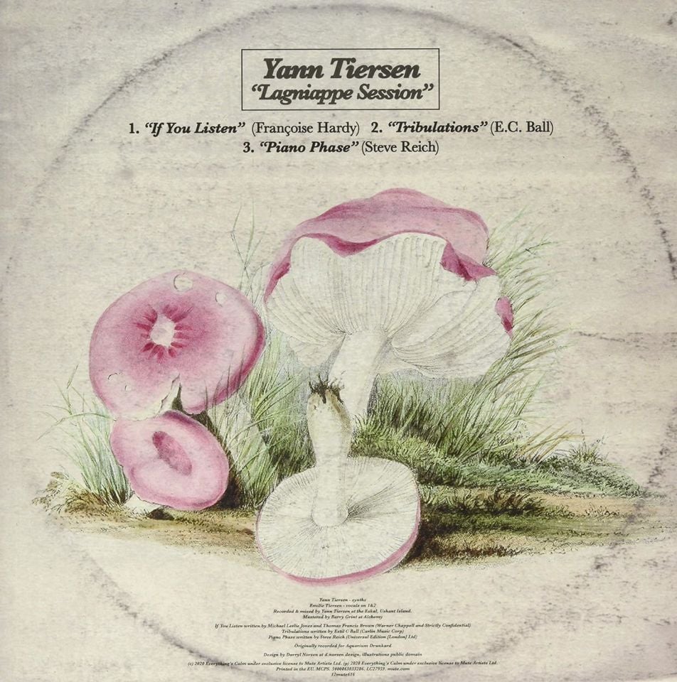 YANN TIERSEN - LAGNIAPPE SESSION (2020) - 12'' 33RPM 3 TRACK EP PINK COLOURED RSD EDITION AMBIENT/CONTEMPORARY CLASSICAL SIFIR PLAK