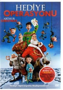 ARTHUR CHRISTMAS - HEDİYE OPERASYONU - ANİMASYON - DVD 2.EL